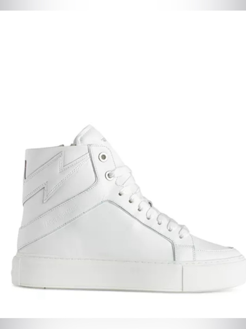 Zadig & Voltaire Women’s High Flash High Top Platform Sneakers. New. Sz 38 - Picture 1 of 14
